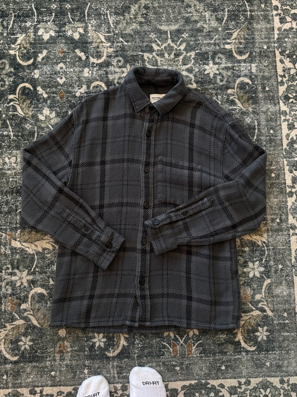 Abercrombie & Fitch Soft A&F Flannel Shirt Medium